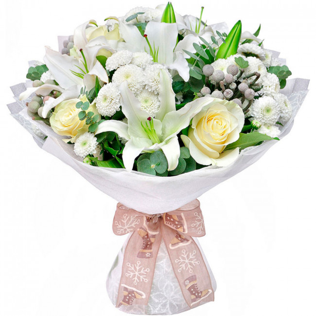 Букет цветов "Ангельский полет"